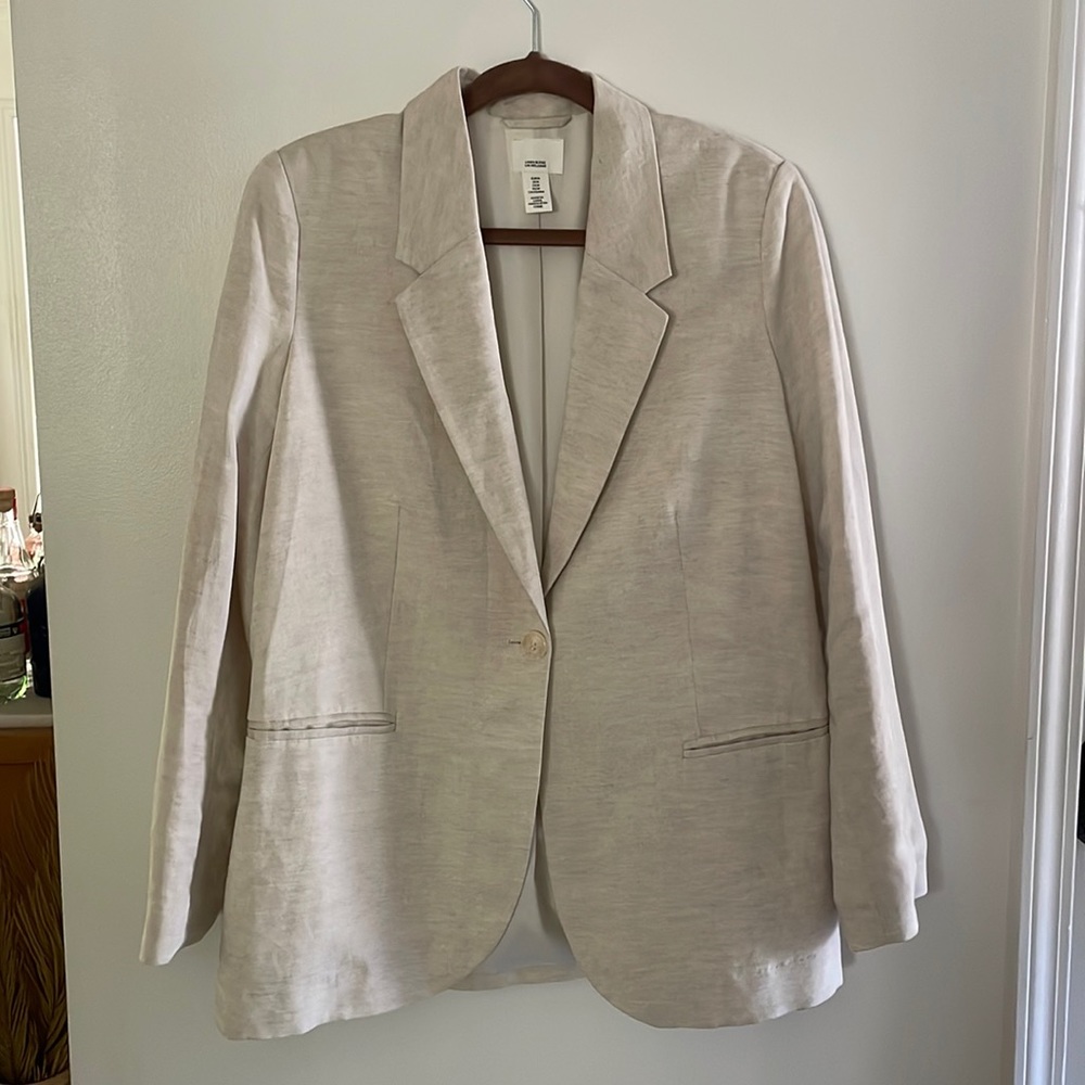 H&M Linen Blazer